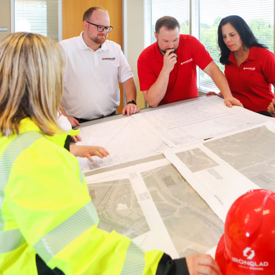 people around a table planning